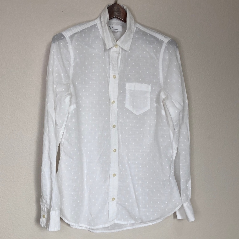 Gap | White Button Down Shirt XS